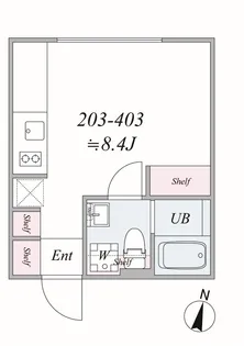 trias221【3階】の間取り