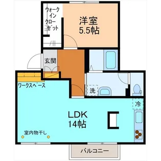 コヴェントガーデン【2階】の間取り