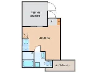 ガレット学研都市【5階】の間取り