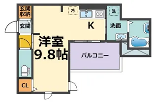 アモーレ松香園【2階】の間取り