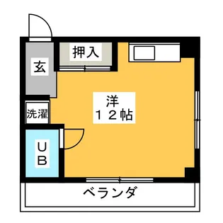 エクセルハイム一宮【4階】の間取り