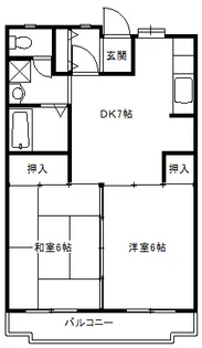 あとらす市川【2階】の間取り