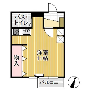 パールハイツとなみ1【2階】の間取り