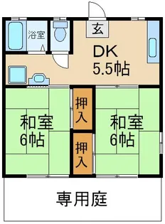 メゾン川口II【1階】の間取り