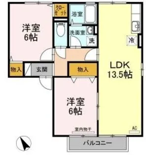 パミドール・ルーチェ C【1階】の間取り