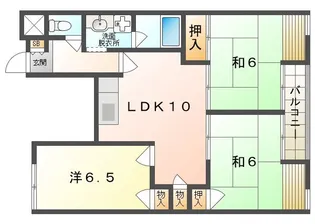 ジェントリーズ岡田【2階】の間取り