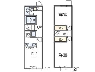 レオパレスMAI【1階】の間取り