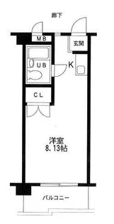 福岡県福岡市中央区赤坂1【マンション】の間取り