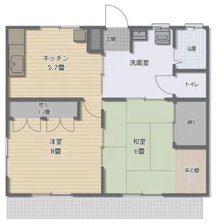 佐藤ハイツ【1階】の間取り