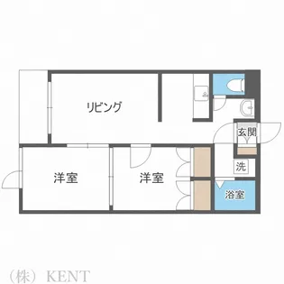カールトンハウス【2階】の間取り