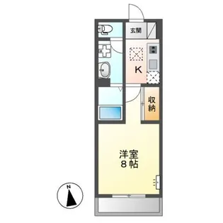 ロンド・ベル(LOND OBELL)【1階】の間取り