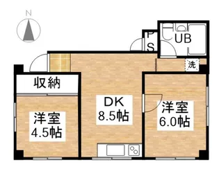 北園マンション【3階】の間取り