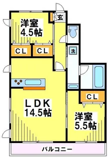東京都杉並区上高井戸1【マンション】の間取り