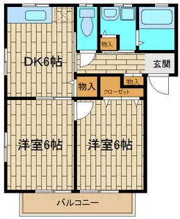 イシダガーデンハイツII【1階】の間取り