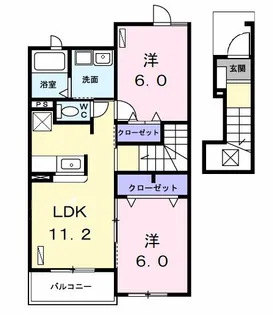 ソレイユVI【2階】の間取り