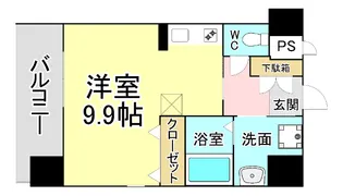 福岡県北九州市小倉北区馬借2【マンション】の間取り