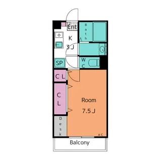 メイスコーレ【3階】の間取り