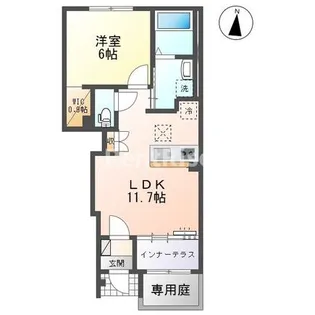 ブリスフォート【1階】の間取り