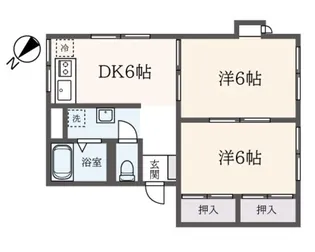 神奈川県横浜市保土ヶ谷区上菅田町【アパート】の間取り