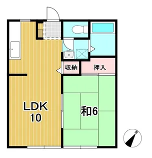 サンライフクボタ【1階】の間取り