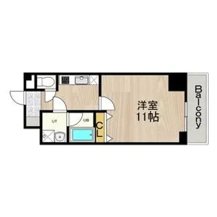 CITY SPIRE浜大津駅前【10階】の間取り