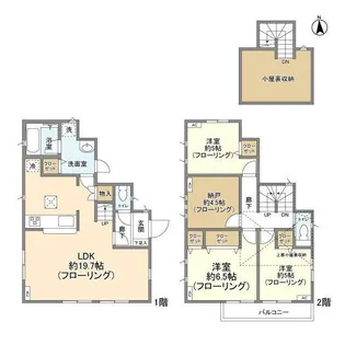東京都府中市是政6【一戸建】の間取り