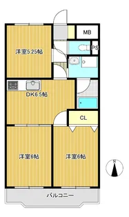 ベルメゾン南大泉【2階】の間取り