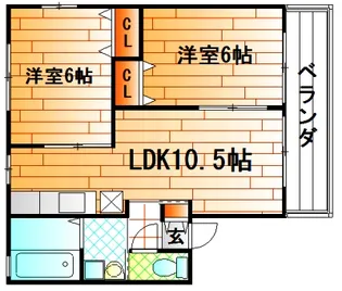 ハイムベル【1階】の間取り