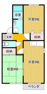 静岡県沼津市大岡【アパート】の間取り