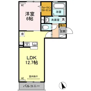 アモーレ【3階】の間取り