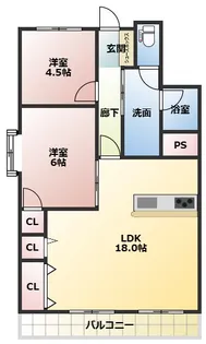 メゾン千秀【5階】の間取り