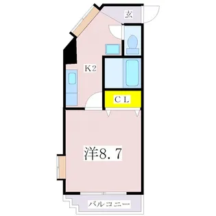 鹿児島県鹿児島市谷山中央2【マンション】の間取り