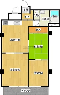 プロスペリティクロツ【3階】の間取り