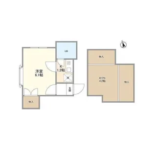カーサ川口【2階】の間取り