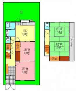 広島県広島市西区己斐上3【一戸建】の間取り