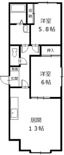 ボナールコート【1階】の間取り