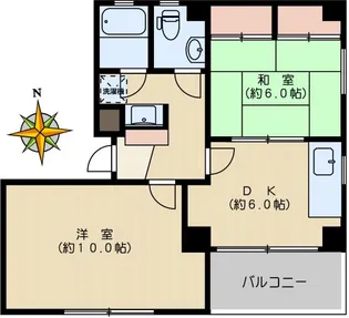 二階堂ビル【2階】の間取り