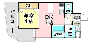 パワーズ117【5階】の間取り