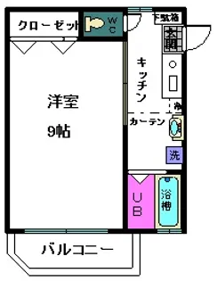 ミレニアム田端【1階】の間取り
