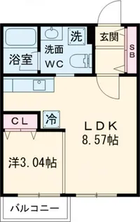 Avenir TamagawaGakuen【1階】の間取り