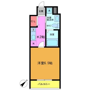 フォセット南行徳【4階】の間取り