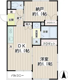 リアーレハイム【2階】の間取り