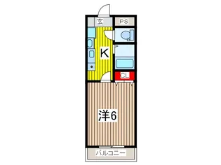 ドミールCity川口【5階】の間取り