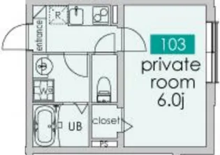 アトレ雑司が谷【1階】の間取り