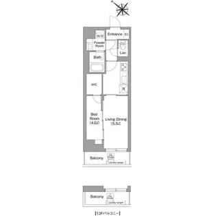 東京都江東区枝川1【マンション】の間取り