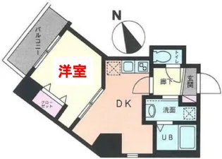 東京都品川区旗の台5【マンション】の間取り