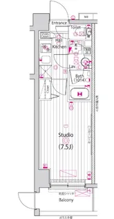 ガーラ・プレシャス横浜鶴見【1階】の間取り