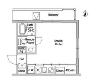 東京都練馬区豊玉北1【マンション】の間取り