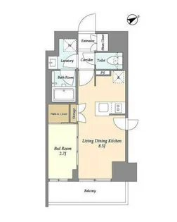 テラス横浜鶴見【10階】の間取り