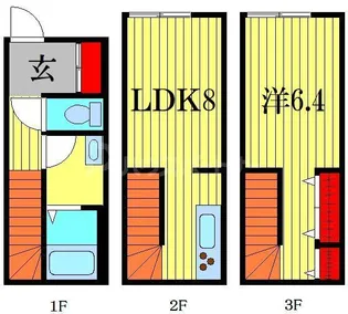 MOK-TERRACE新松戸の間取り